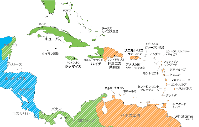 Caribbean Map